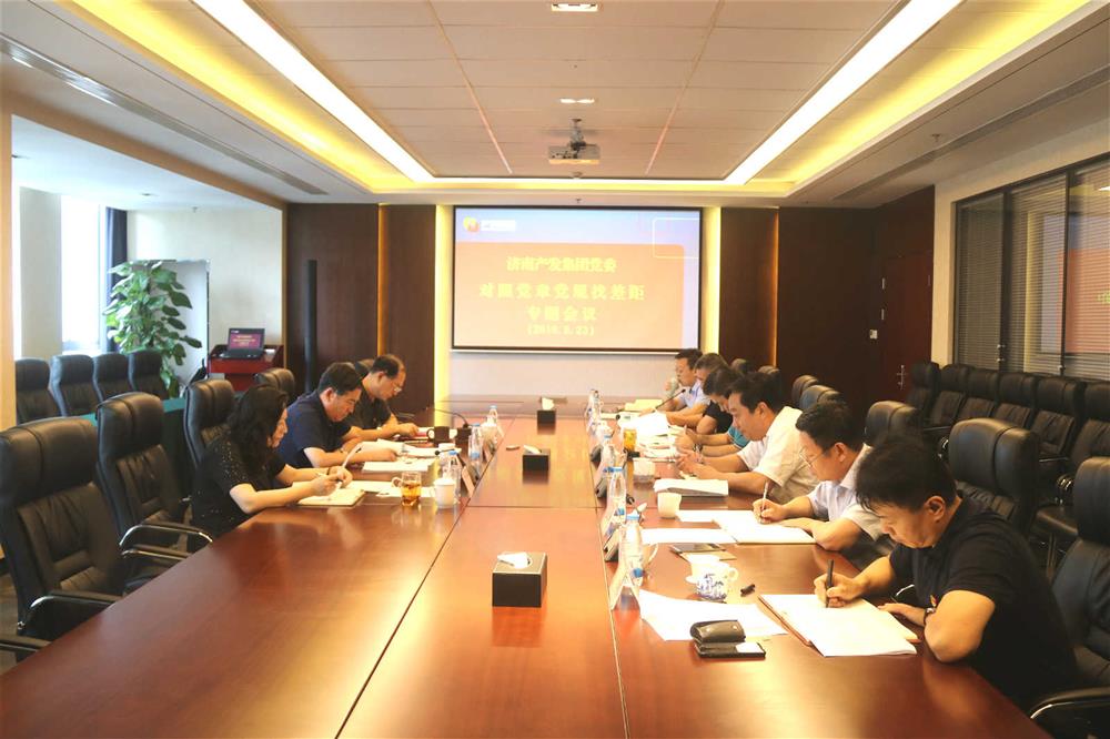 伟德国际victor1946党委召开对照党章党规找差距专题会议