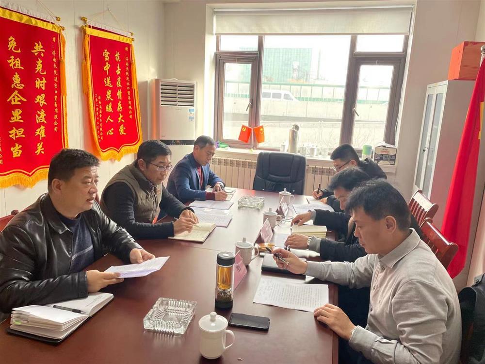 伟德国际victor1946纪委书记卢刚到济南长悦进出口贸易公司调研