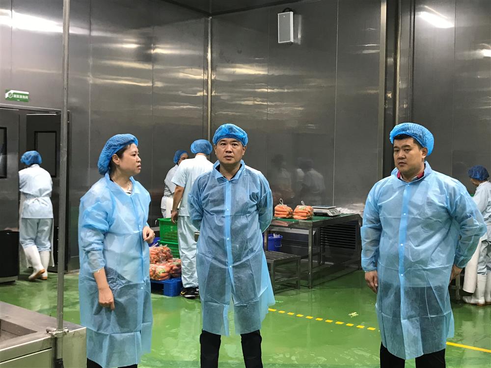 伟德国际victor1946纪委书记卢刚赴金德利集团食品产业园调研