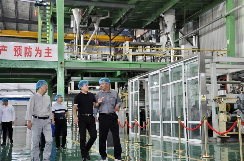 伟德国际victor1946纪委书记卢刚赴齐鲁化纤集团商河工业园调研